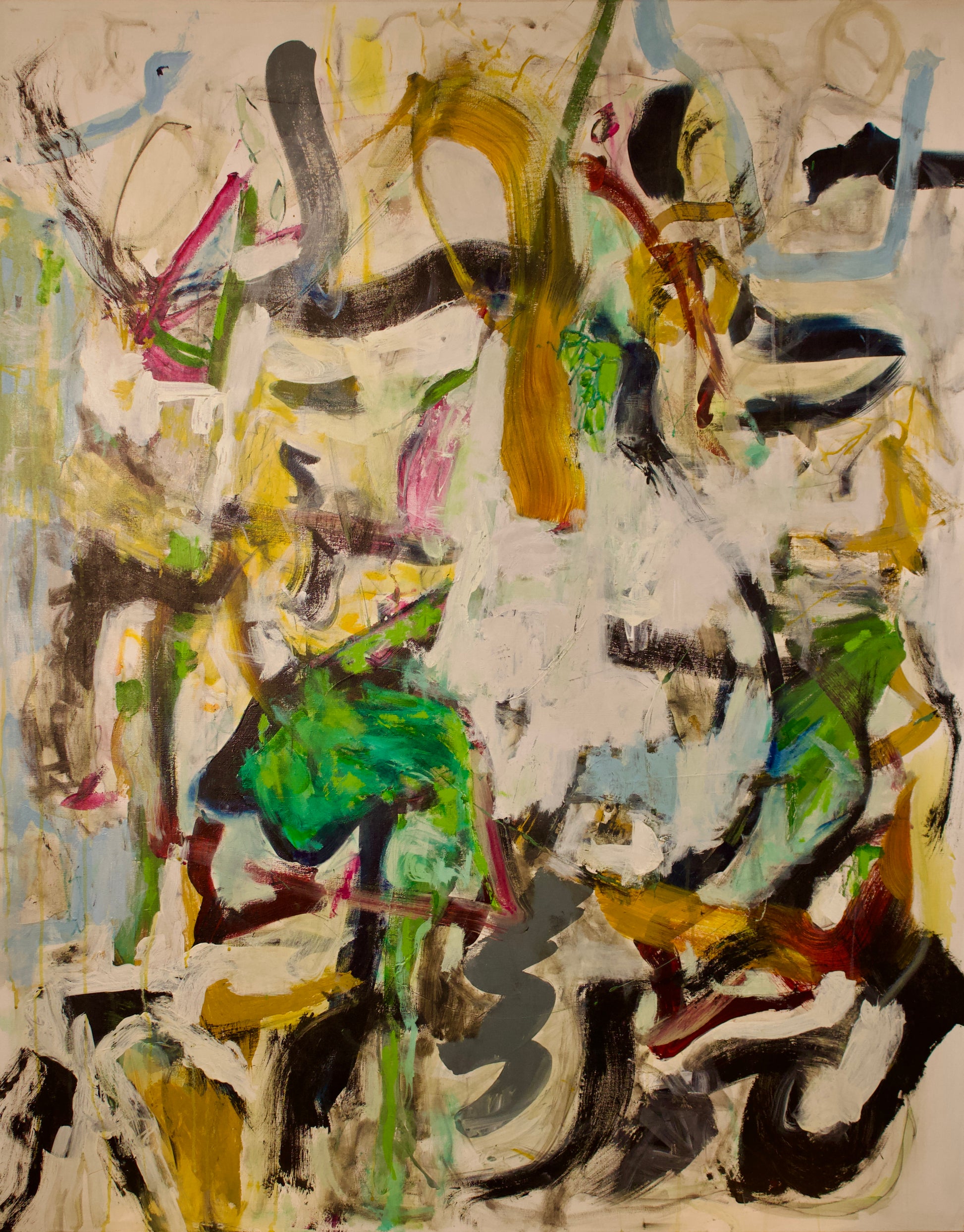 The Maker, 2025, acrylic on canvas, 60in x 48in, by Carmen Peer