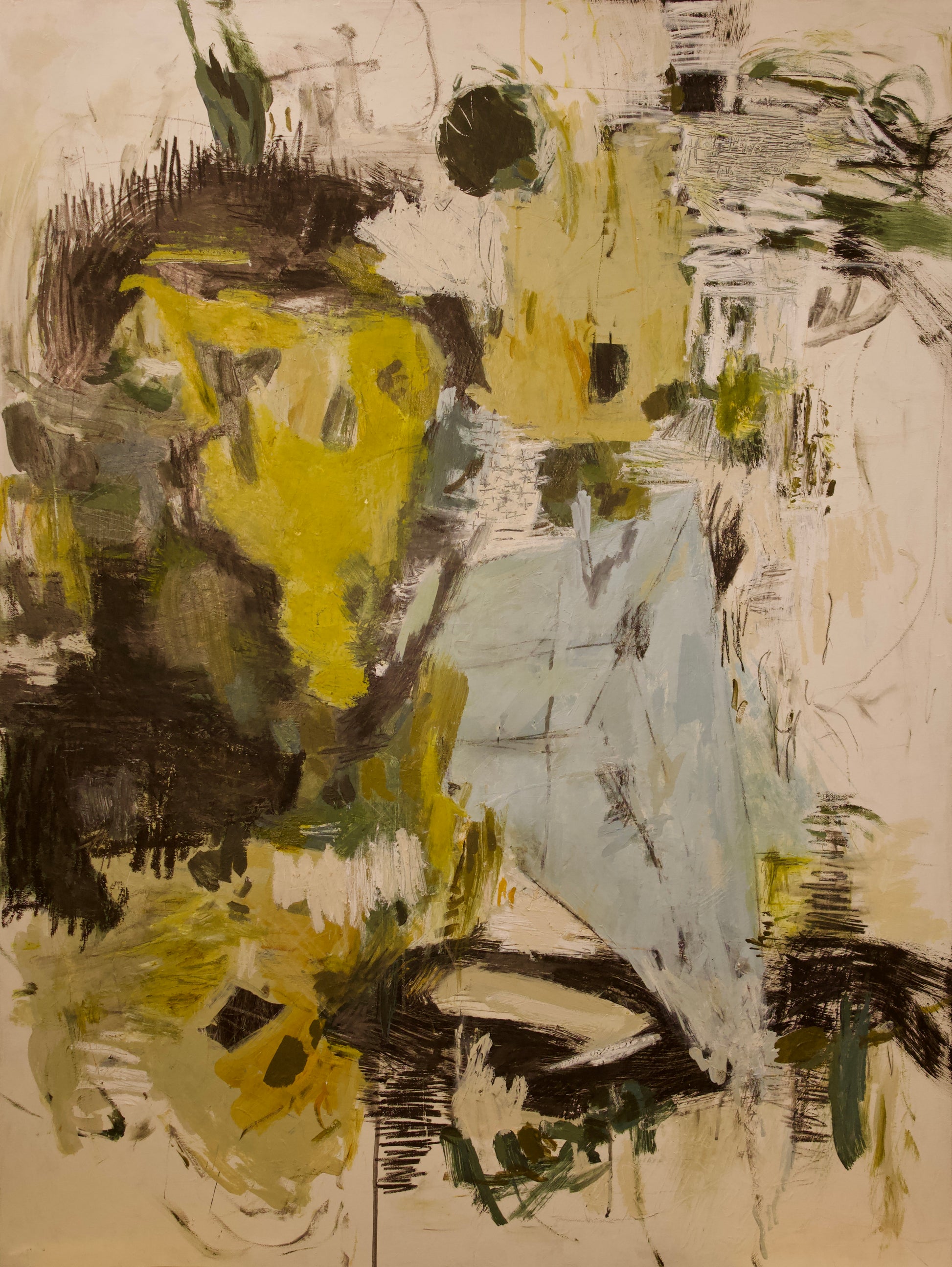 Nosotros en El Otoño, 2023, acrylic on canvas, 48in x 60in, by Carmen Peer